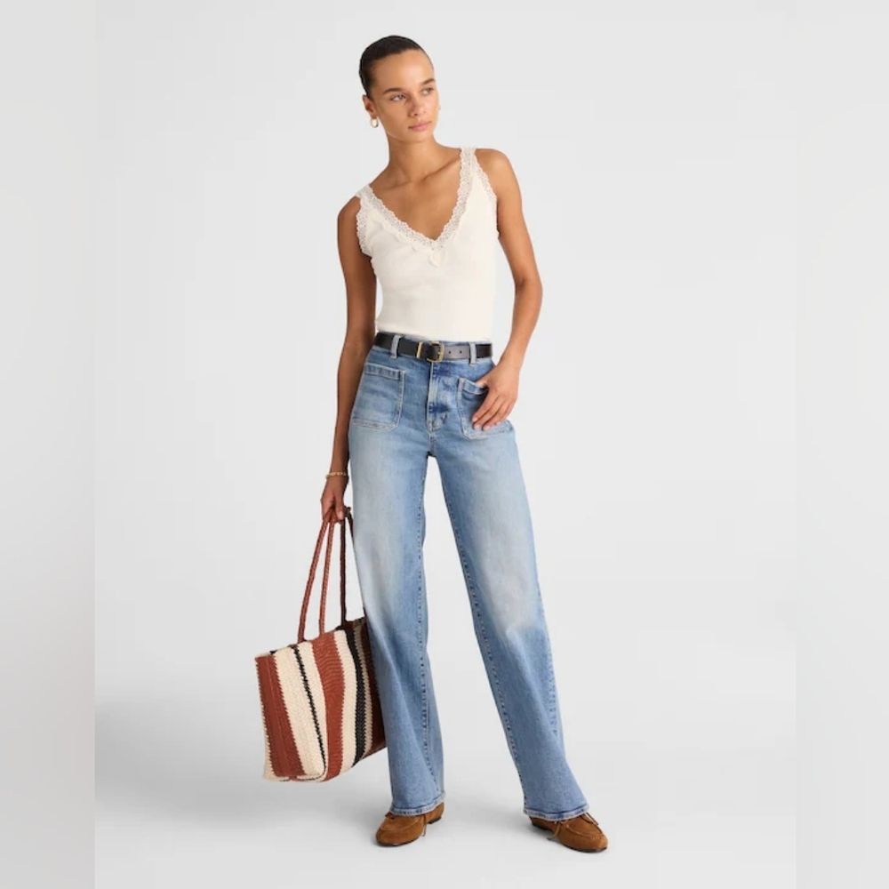 Madewell Emmett Wide Leg Jeans